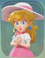 Mario Kart World - Traje Peach Vacaciones