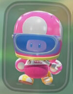 Mario Kart World - Traje Toadette Piloto pro