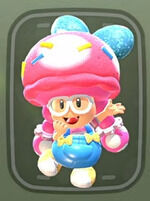 Mario Kart World - Traje Toadette Helado