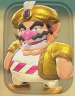Mario Kart World - Traje Wario Oasis