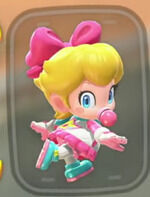 Mario Kart World - Traje Bebé Peach Trotamundos