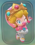 Mario Kart World - Traje Bebé Peach Piloto pro