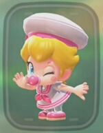 Mario Kart World - Traje Bebé Peach Marinera