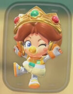 Mario Kart World - Traje Bebé Daisy Piloto pro
