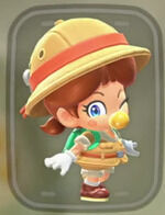 Mario Kart World - Traje Bebé Daisy Exploradora