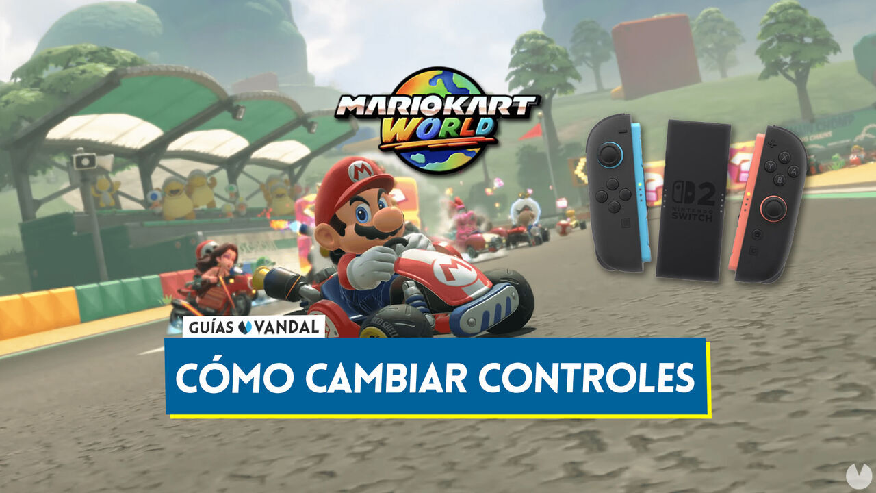 Mario Kart World: Cmo cambiar los controles y asignaciones de botones - Mario Kart World