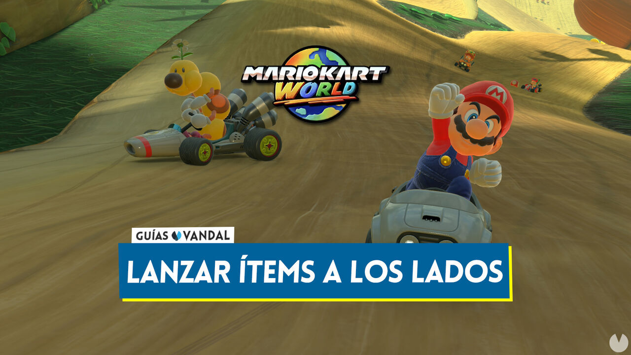 Mario Kart World: Cmo lanzar objetos hacia los lados? (Truco) - Mario Kart World