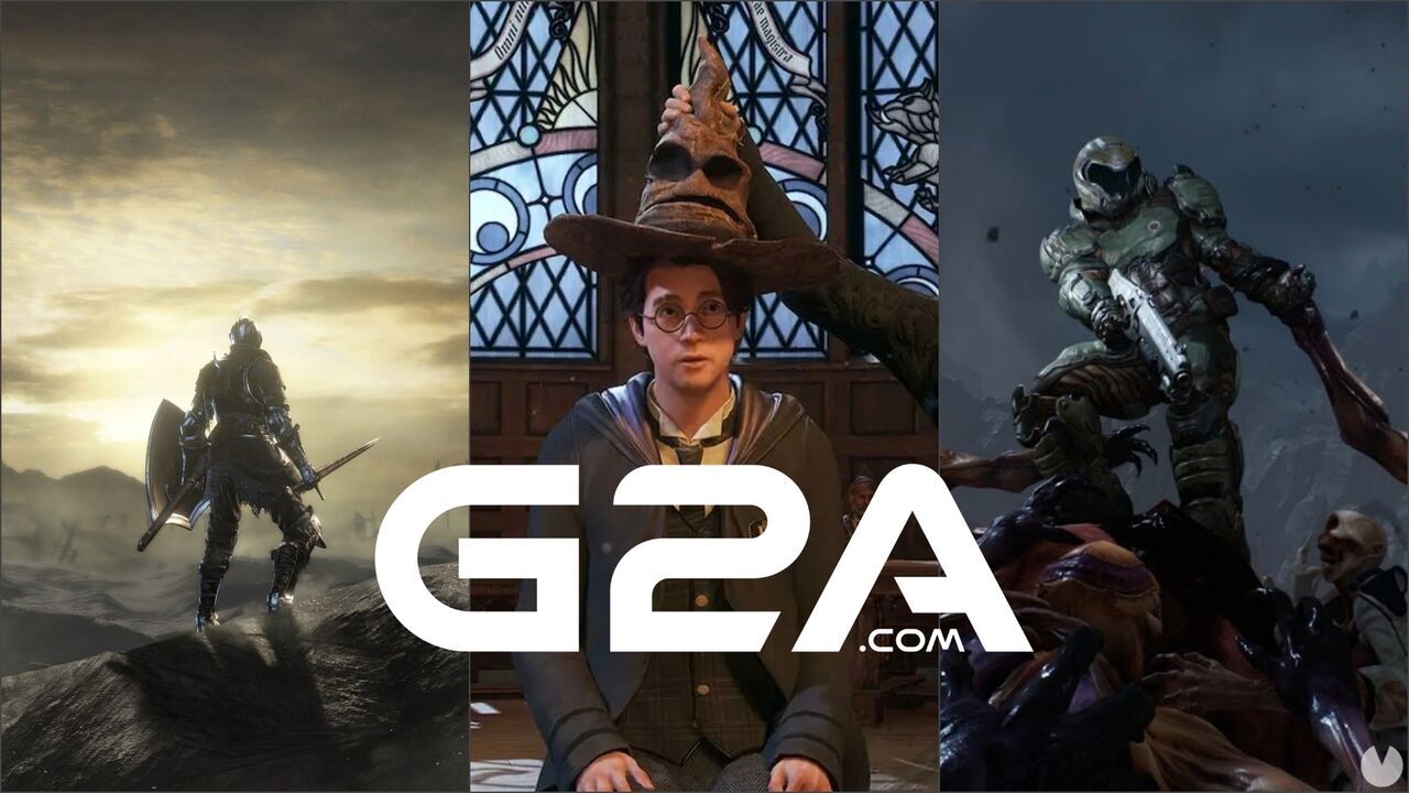 Hogwarts Legacy, Dark Souls, Doom y otros juegos geniales por menos de 20 euros en G2A. Noticias en tiempo real