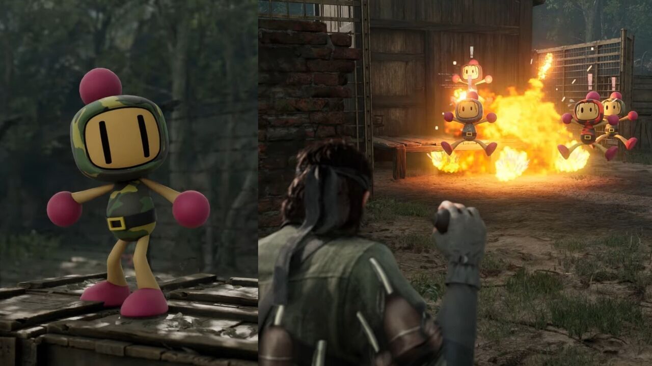 Metal Gear Solid Delta - Fotograma del modo Snake vs Bomberman