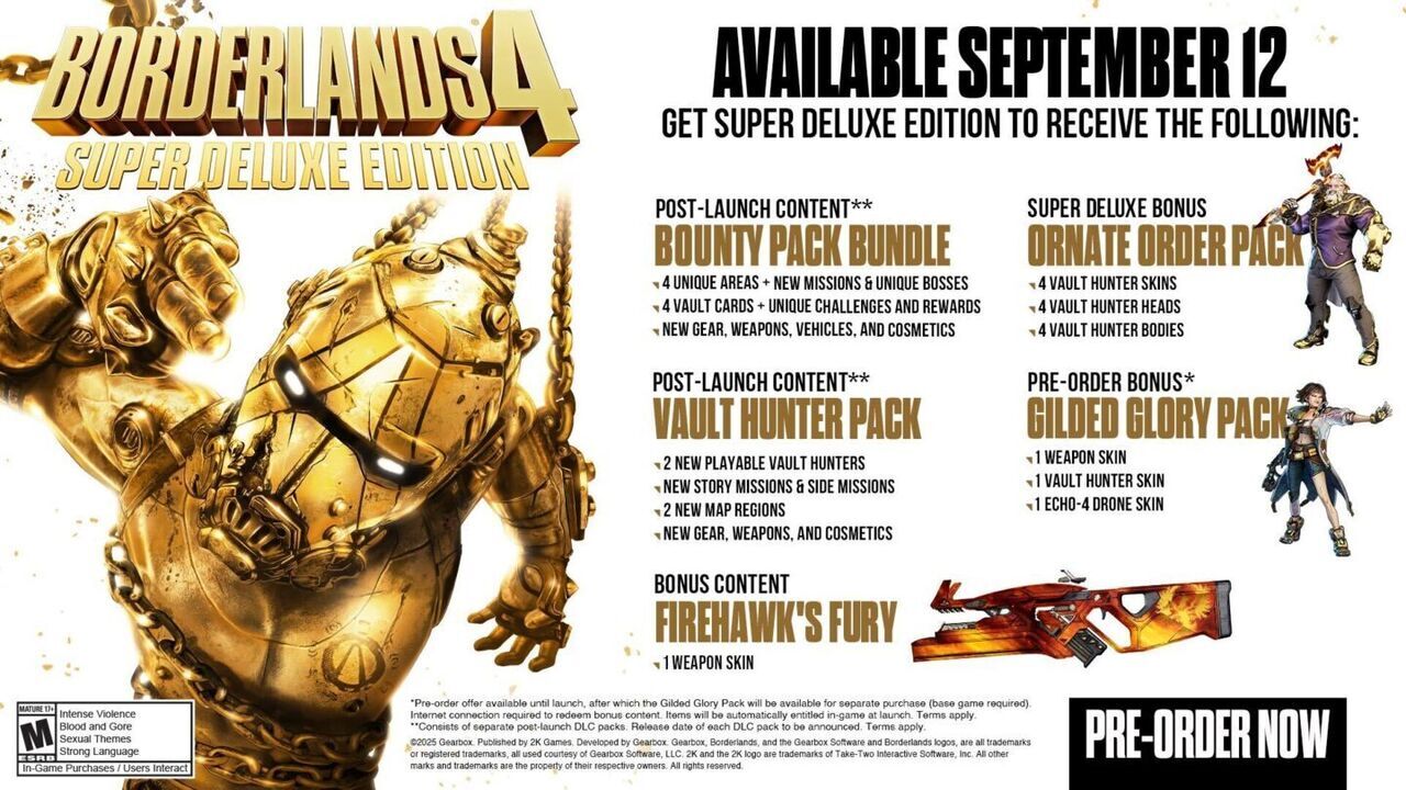 Ya puedes reservar Borderlands 4 y esto es todo lo que incluyen sus diferentes ediciones. Noticias en tiempo real