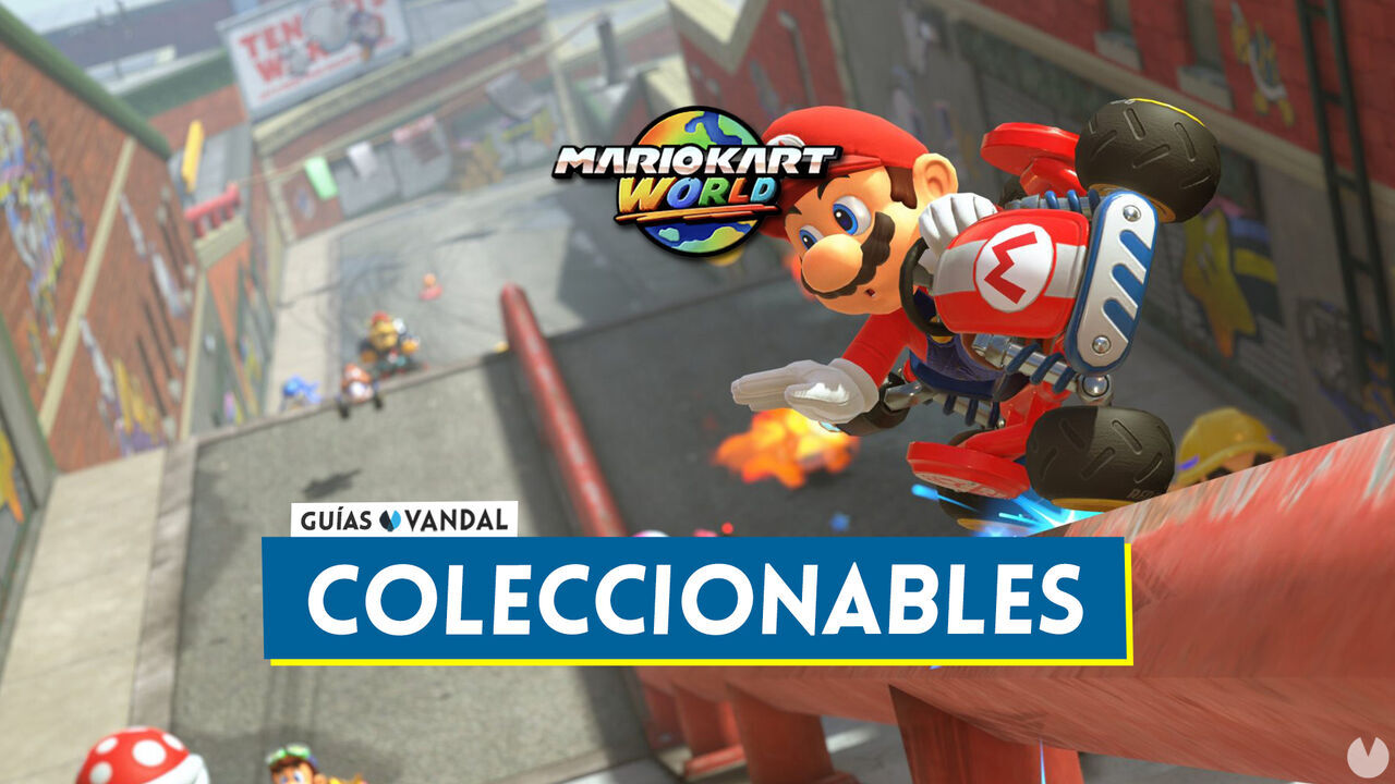 Mario Kart World: Todos los coleccionables y cmo conseguirlos - Mario Kart World