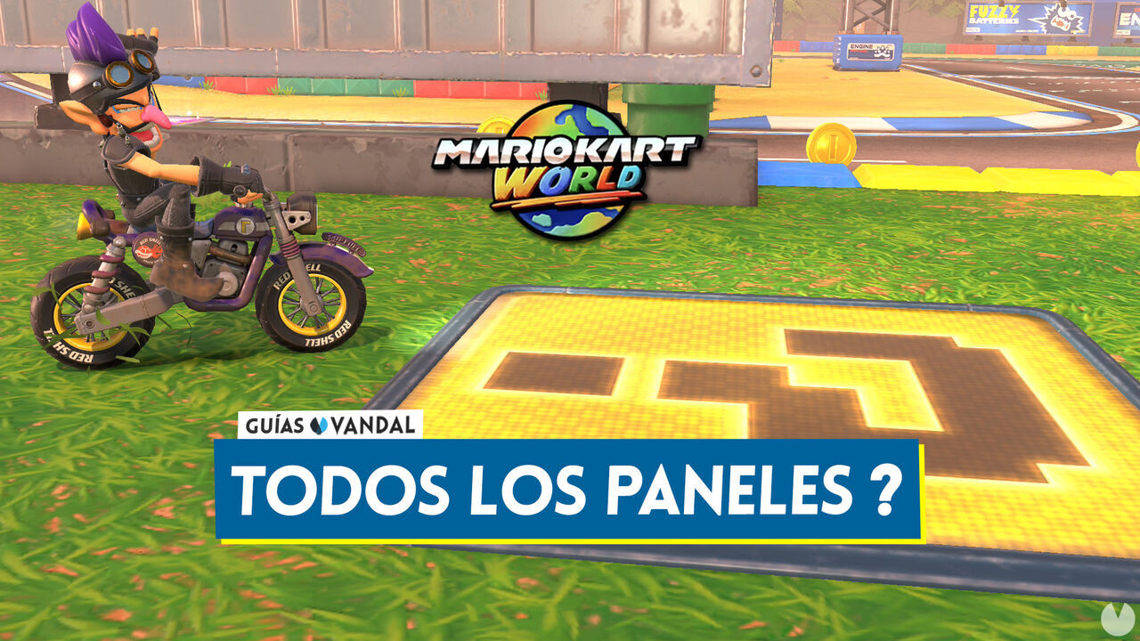 TODOS los paneles ? de Mario Kart World y dnde encontrarlos - Localizacin - Mario Kart World