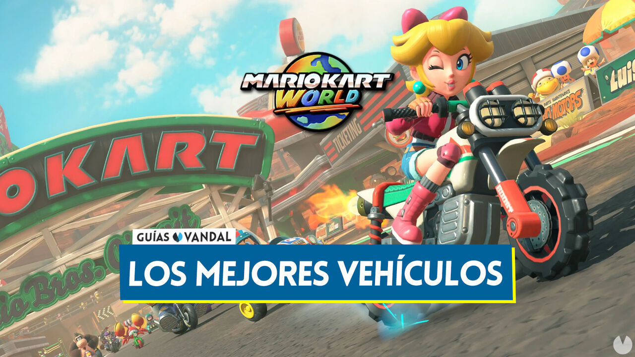 Mario Kart World: Cules son los mejores vehculos para ganar carreras - Mario Kart World