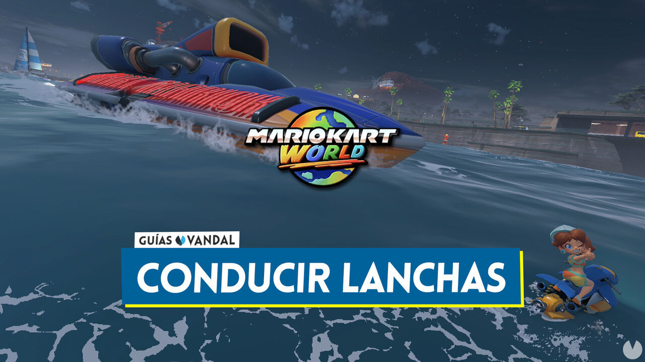 Mario Kart World: Cmo controlar barcos y dnde encontrarlos - Mario Kart World