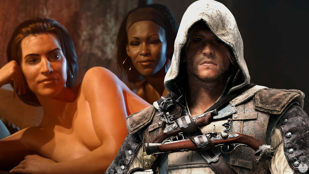 La picante escena secreta de Assassin's Creed IV: Black Flag que Ubisoft acabó eliminando pero todavía puedes ver
