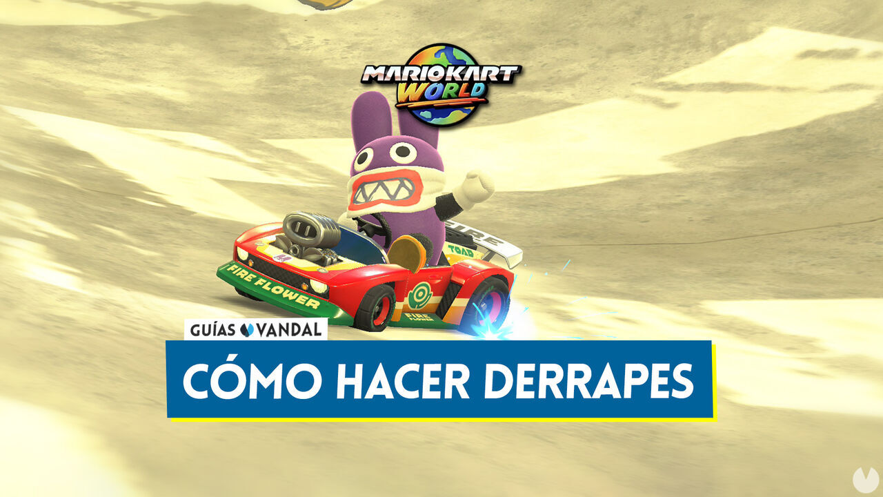 Mario Kart World: Trucos para derrapar fcilmente como un profesional - Mario Kart World