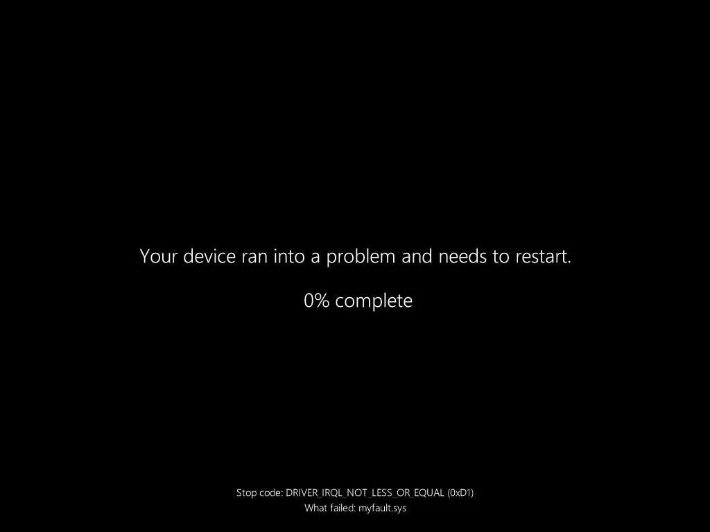 nueva pantalla de error de windows 11