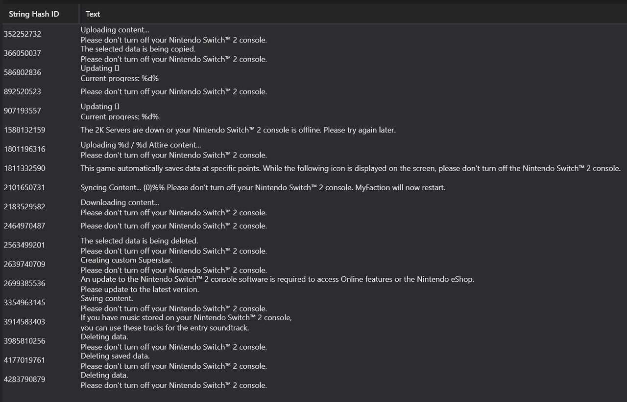 Una peculiar función de Switch 2 aparece en los archivos de WWE 2K25, aunque Nintendo no la ha anunciado todavía. Noticias en tiempo real