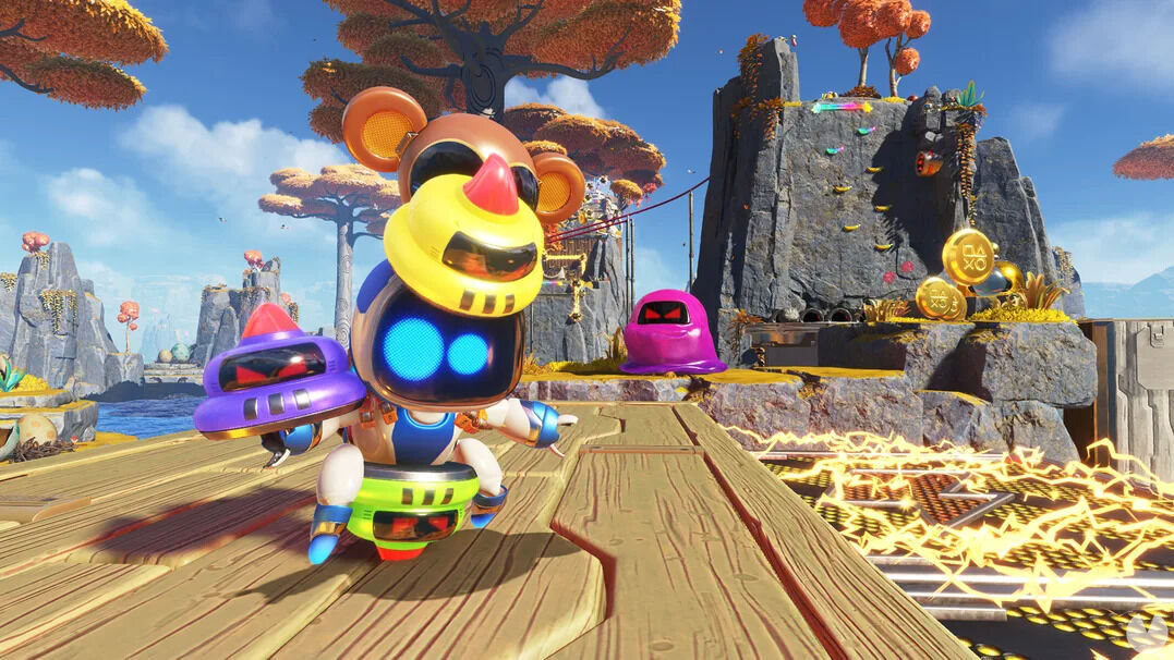 Nuevos niveles de Astro Bot.