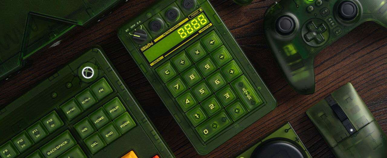 8BitDo Retro 18 Numpad - XBOX Edition