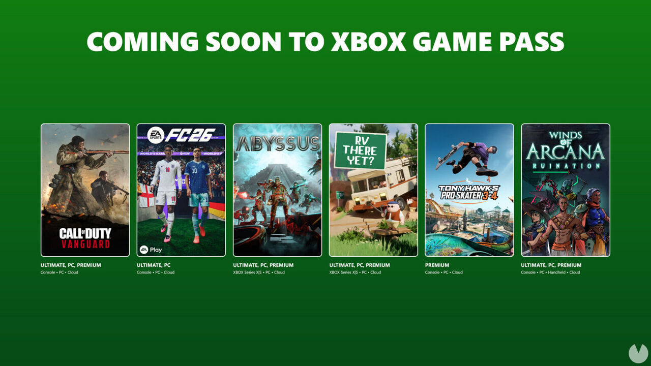 Estos son los juegos para Xbox Game Pass que llegan en próximas semanas, con EA Sports FC 26 y un Call of Duty