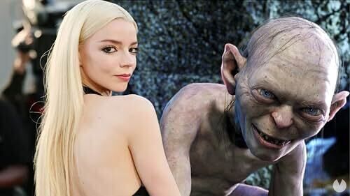Anya Taylor Joy y Gollum