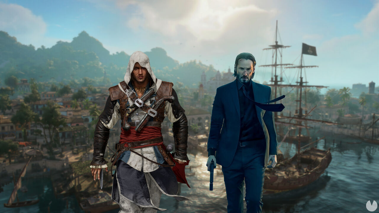 Ubisoft admite una inspiración inesperada: así ha influido John Wick en el remake de AC Black Flag