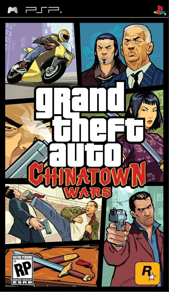 Portada de Chinatown Wars de PSP