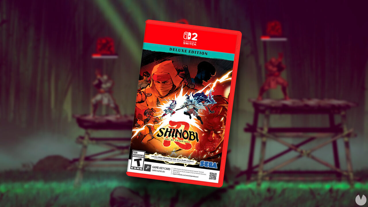 Shinobi: Art of Vengeance ya tiene fecha en Switch 2 pero hay una mala noticia: será ‘tarjeta llave’