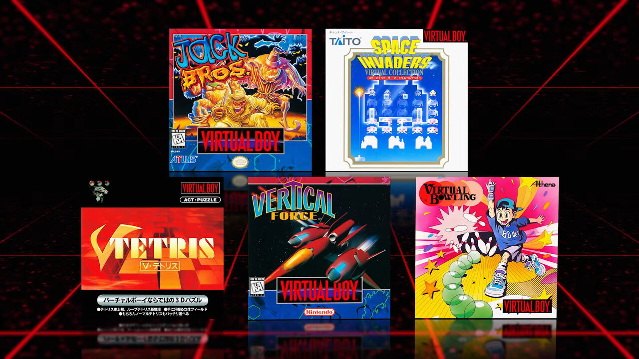 Nintendo Switch Online suma 5 nuevos juegos de Virtual Boy, 3 de ellos inéditos en Occidente