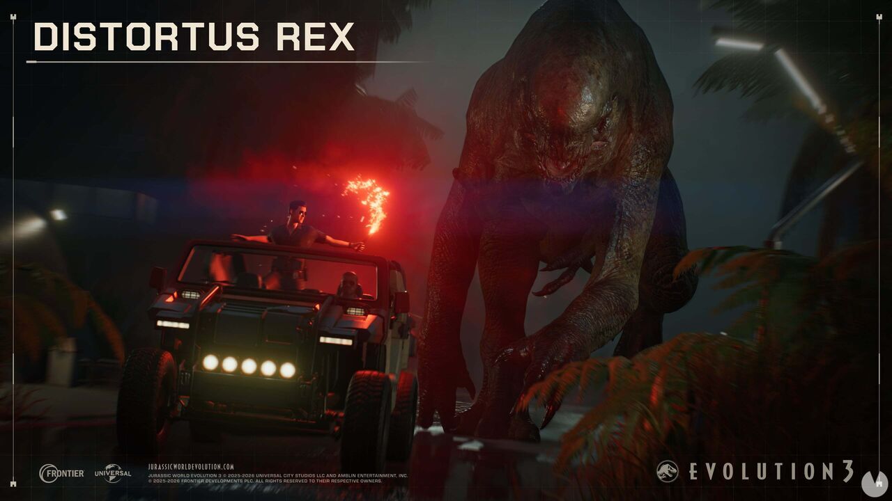 Jurassic World Evolution 3 anuncia Expansión El Renacer, un DLC inspirado en Jurassic World: El renacer