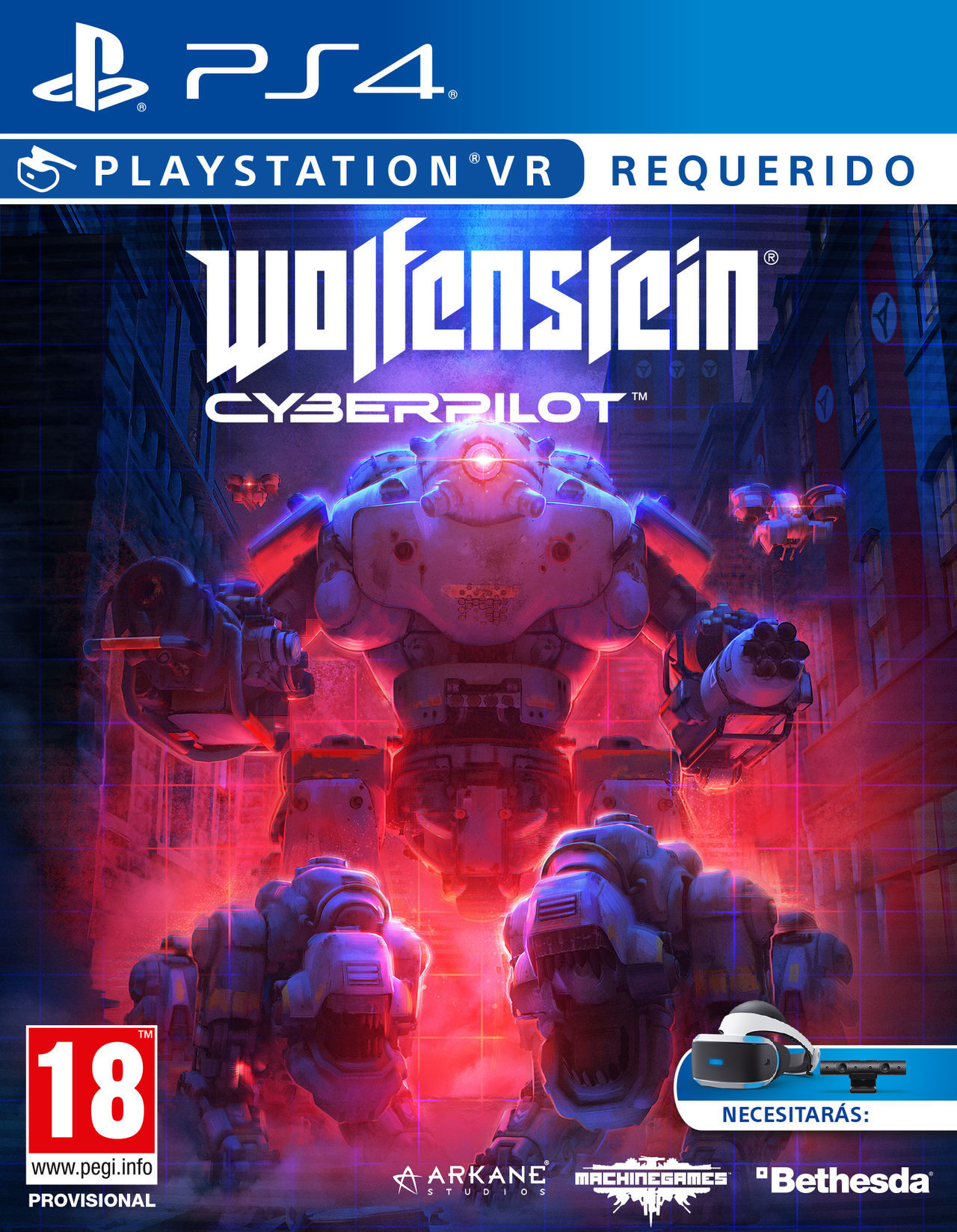 calendario Desigualdad Examinar detenidamente Wolfenstein: Cyberpilot - Videojuego (PS4 y PC) - Vandal