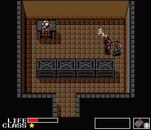 El soldado somnoliento: un clásico de los Metal Gear. Está pidiendo a gritos un capón en la cepa de la oreja.