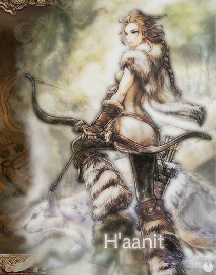 Octopath Traveler, OT, Octopath, Personajes, H'aanit