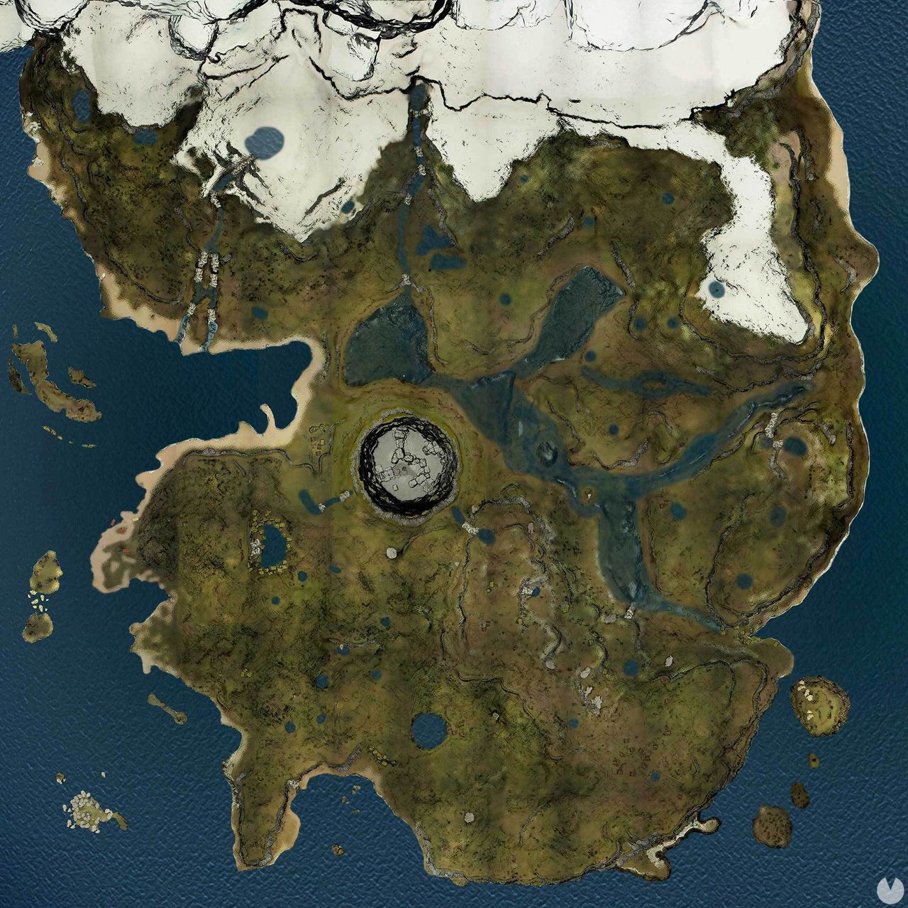 The Forest, Mapa, Mapa interactivo
