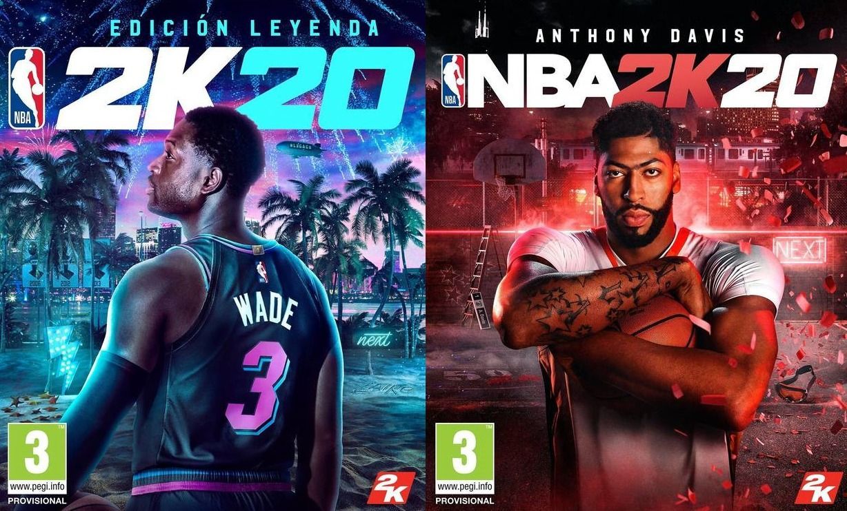 NBA 2K20: Anthony Davis y Dwayne Wade son los rostros de la portada