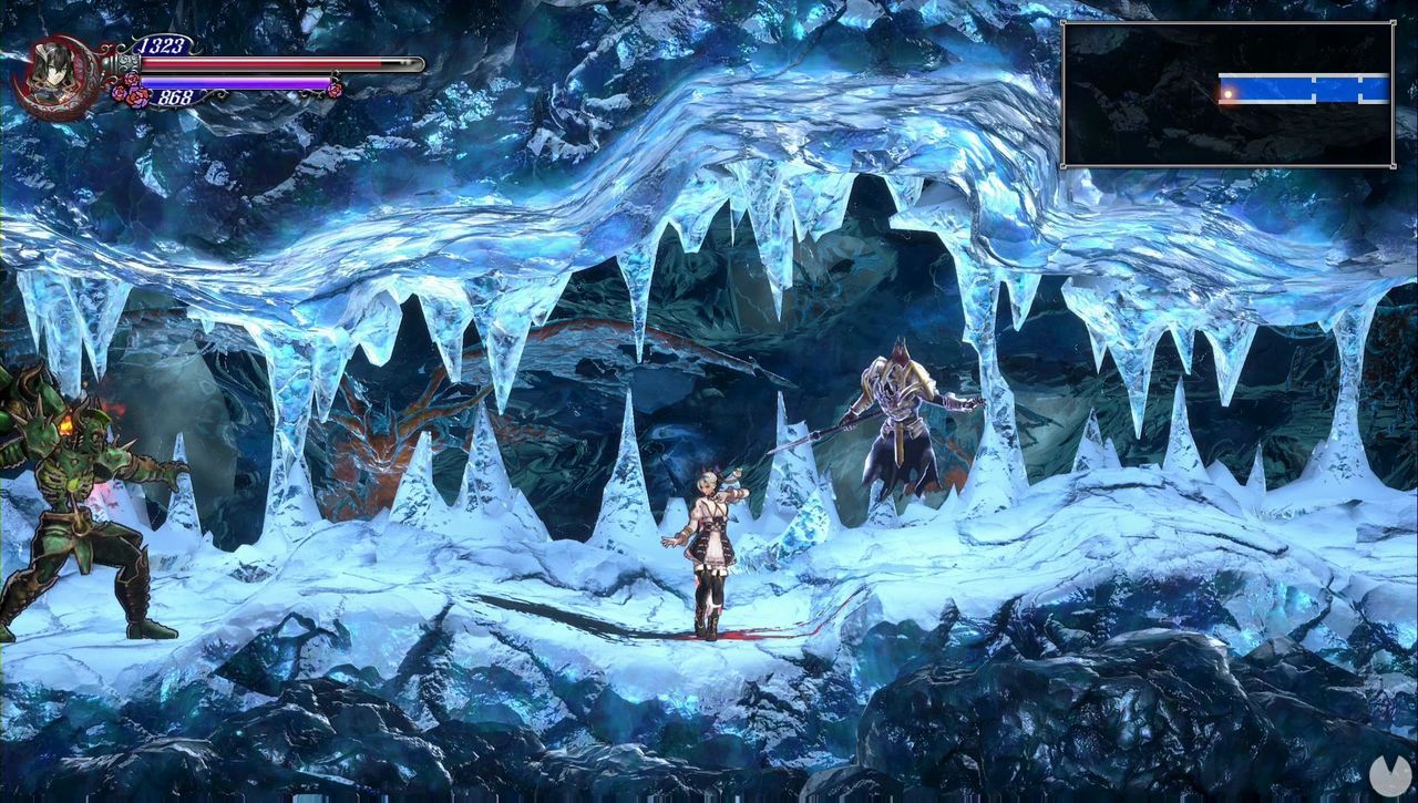 Tumba Glacial al 100 en Bloodstained Ritual of the night