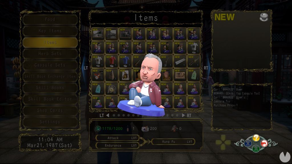 Shenmue III shows the rewards and physical game for the patrons