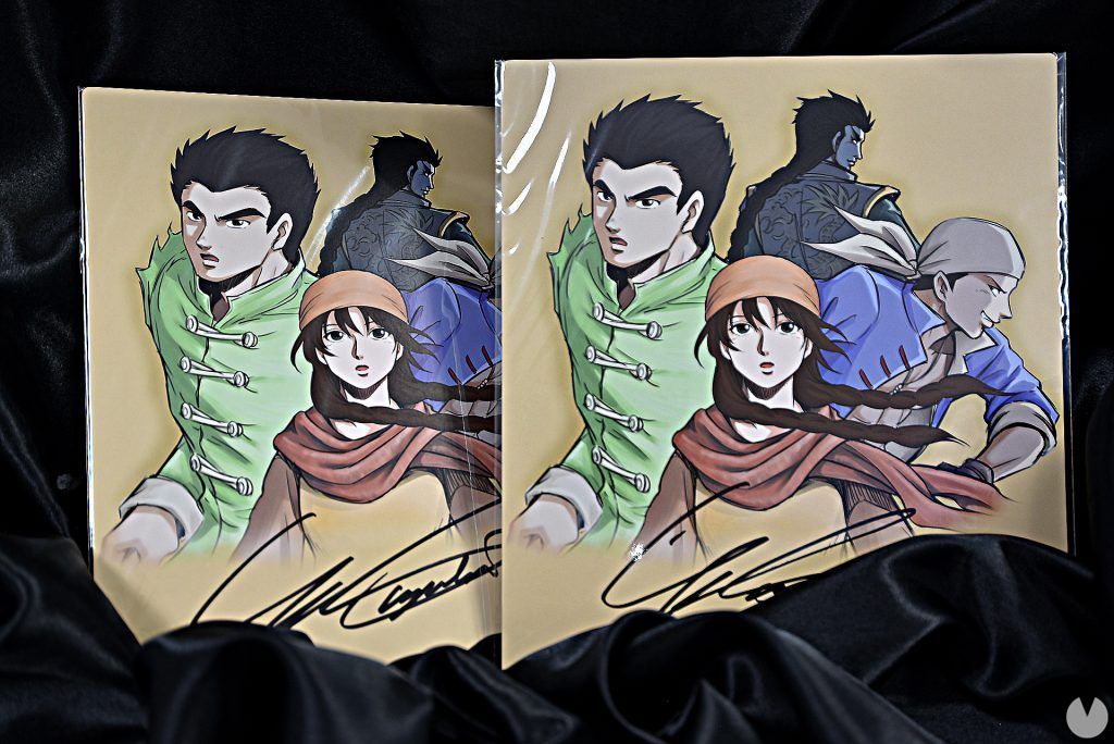Shenmue III shows the rewards and physical game for the patrons