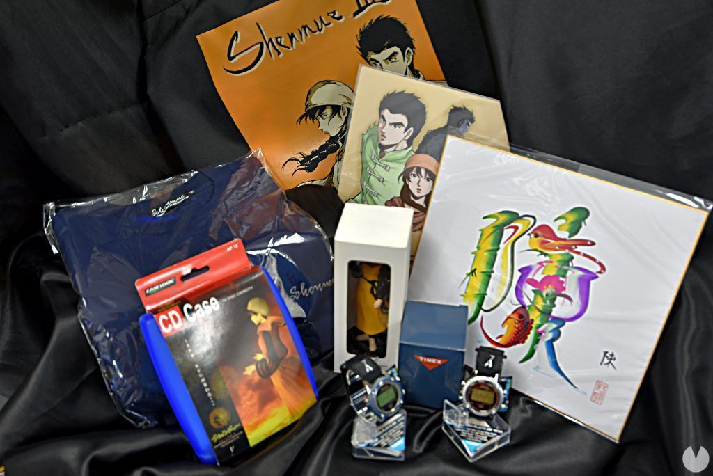 Shenmue III shows the rewards and physical game for the patrons