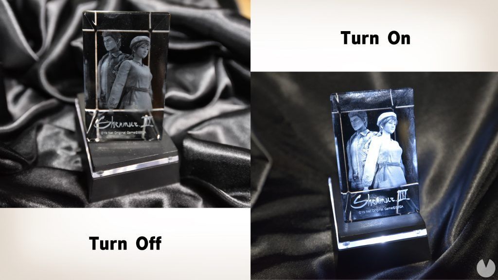 Shenmue III shows the rewards and physical game for the patrons