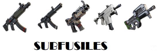 Fortnite - Armas: Subfusiles