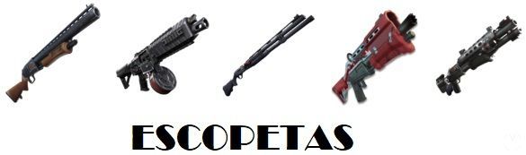 Fortnite - Armas: Escopetas