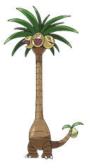 Todos los Pokémon exclusivos de intercambio de la Isla de la Armadura: Exeggutor de Alola