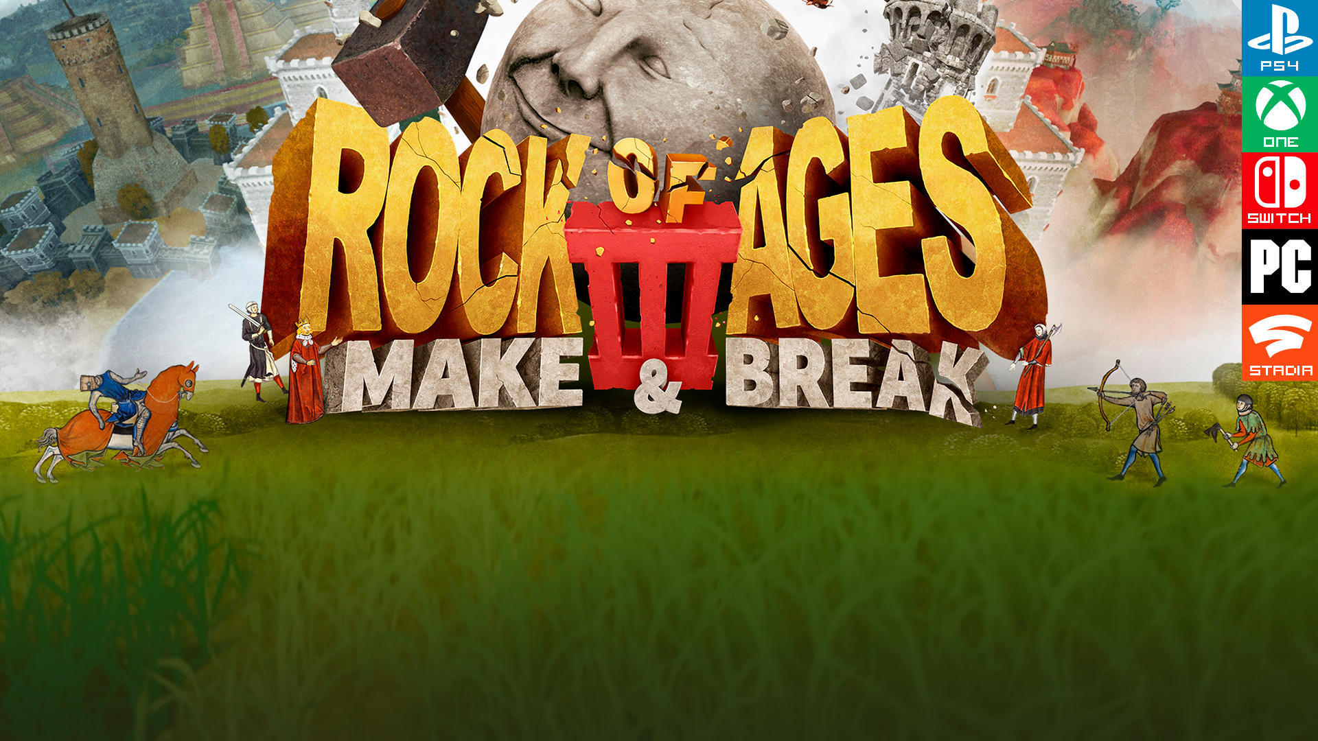 Desviar Puntero agradable Análisis Rock of Ages 3: Make & Break, construye y destroza