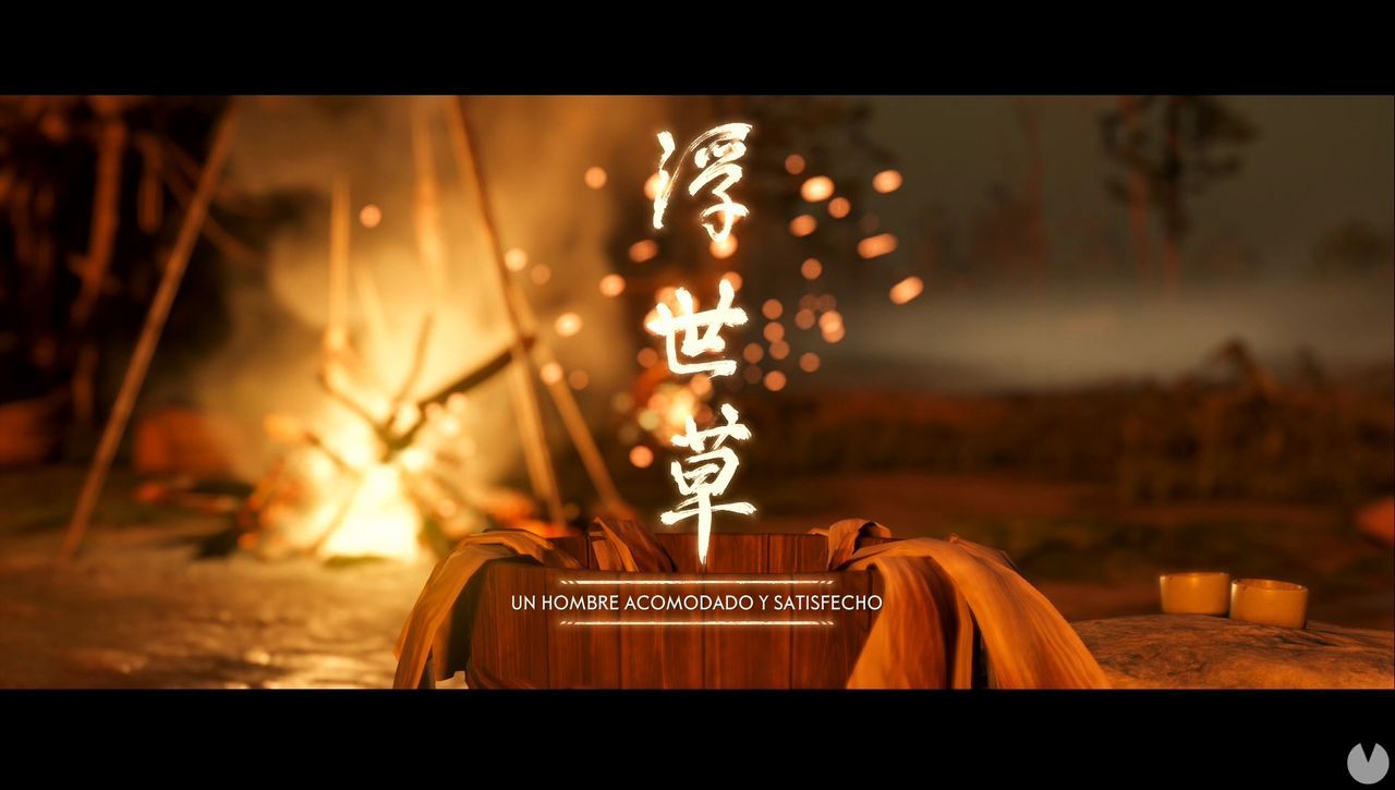 Un hombre acomodado y satisfecho al 100% en Ghost of Tsushima - Ghost of Tsushima