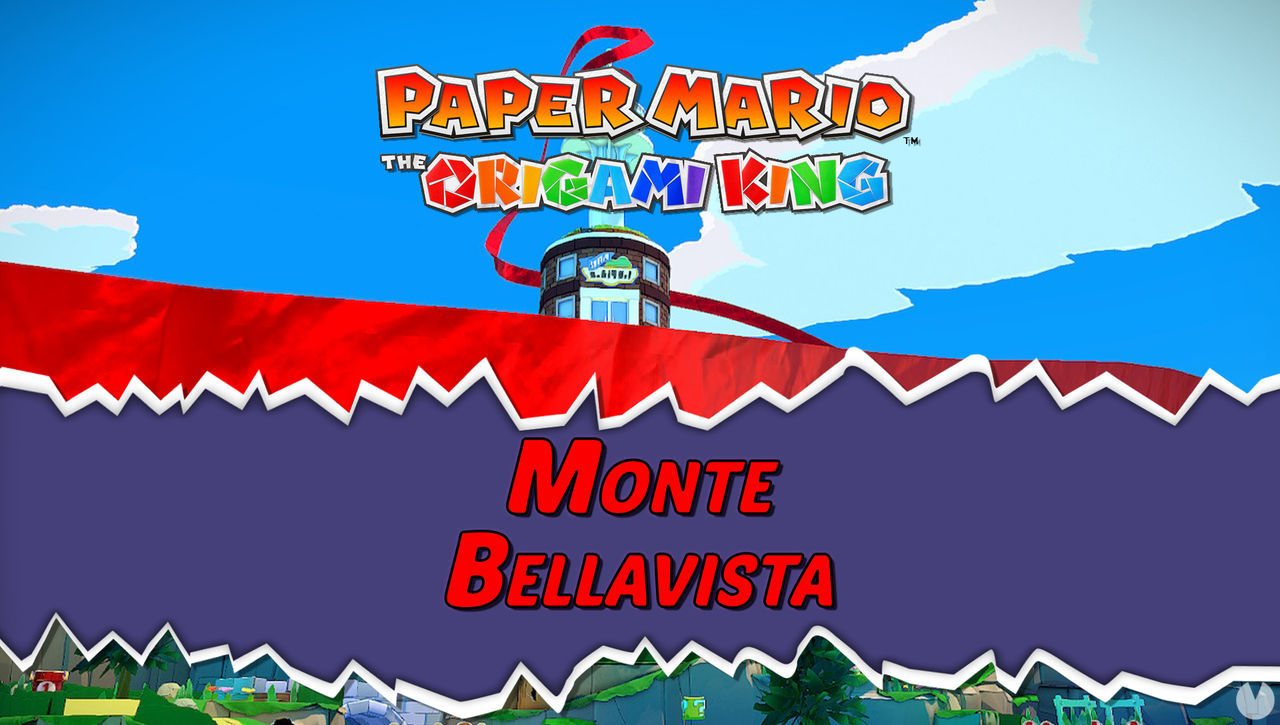 Monte Bellavista al 100% en Paper Mario: The Origami King - Paper Mario: The Origami King