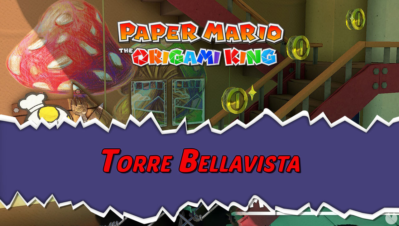 Torre Bellavista al 100% en Paper Mario: The Origami King - Paper Mario: The Origami King