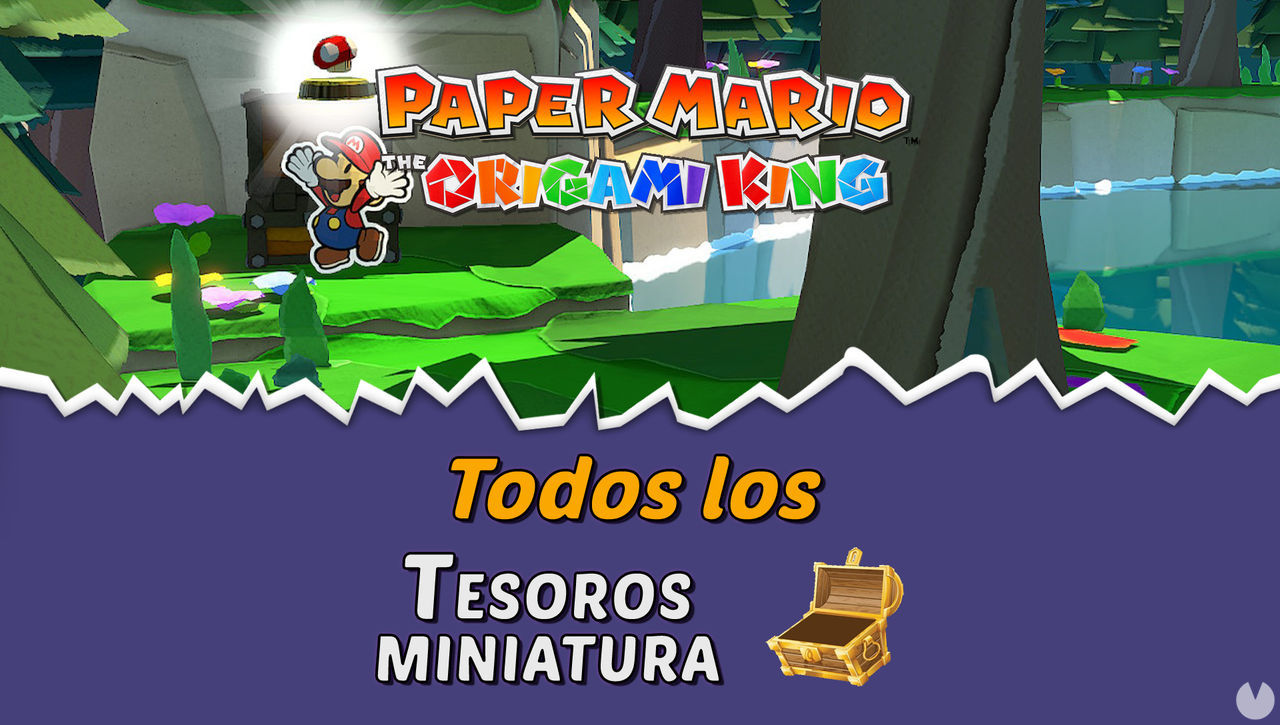 TODOS los Tesoros en miniatura de Paper Mario: The Origami King y cmo conseguirlos - Paper Mario: The Origami King