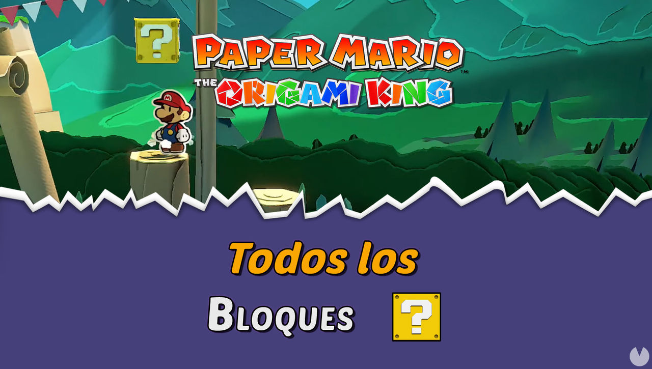 TODOS los Bloques ? golpeados de Paper Mario: The Origami King y dnde encontrarlos - Paper Mario: The Origami King